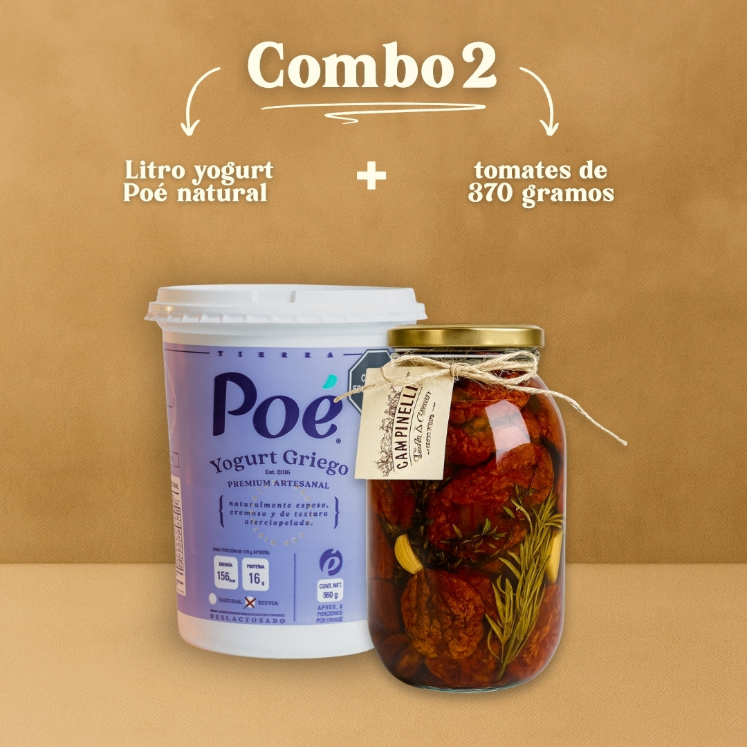 Combo 2: Litro Natural + Tomates 370gr