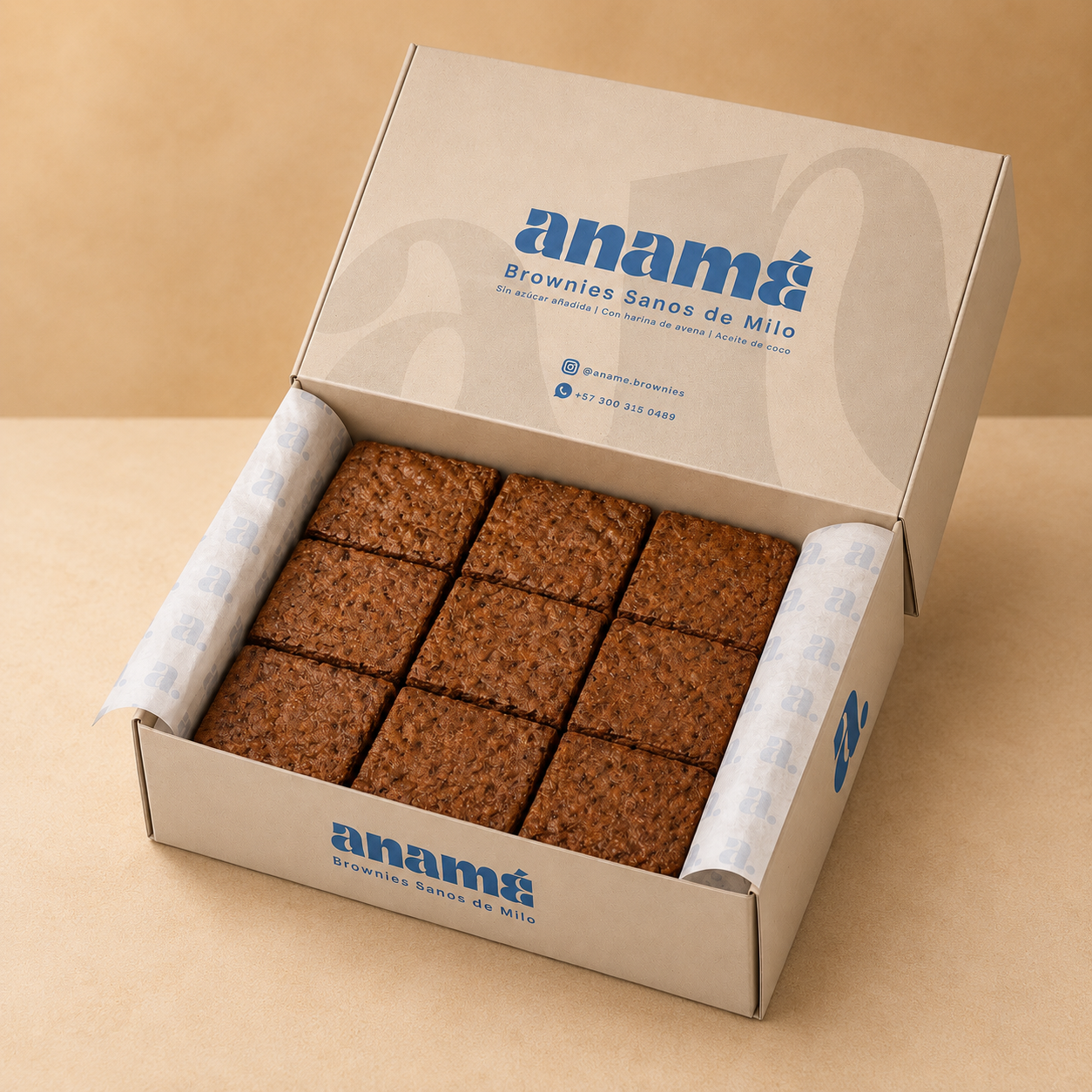 Brownie de Milo Caja x 6