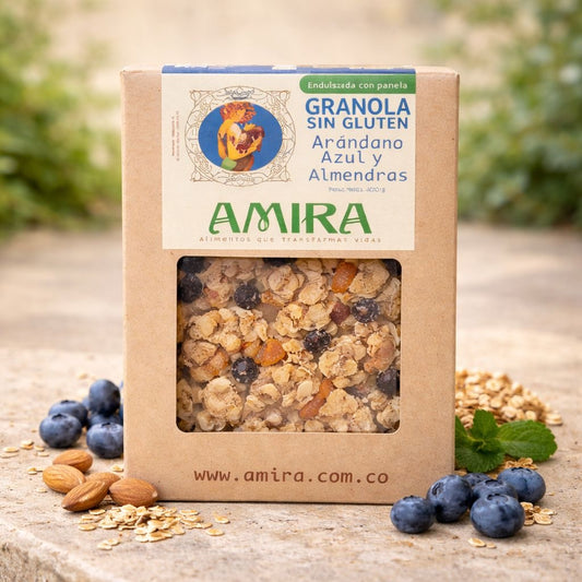 Granola Amira: Arándano azul 400gr
