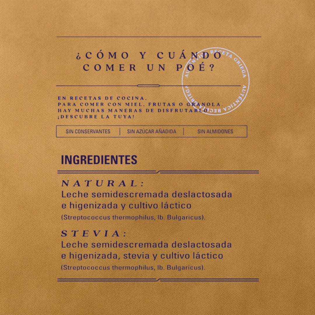 Poé Yogurt Griego 960g