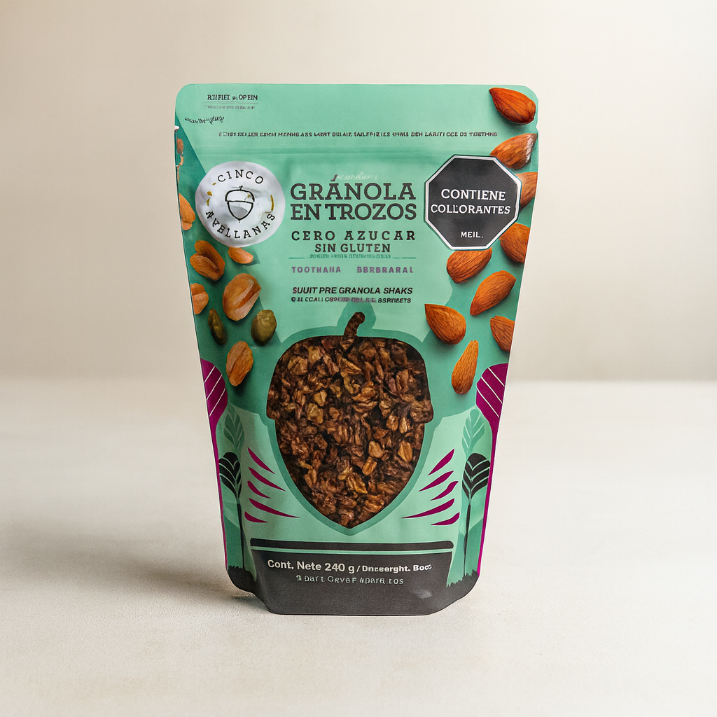 Combo 1: Litro Stevia + Granola grande de cualquier marca